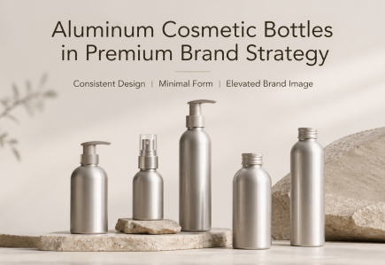 Aluminum Cosmetic Bottles for Premium Minimalist Brands