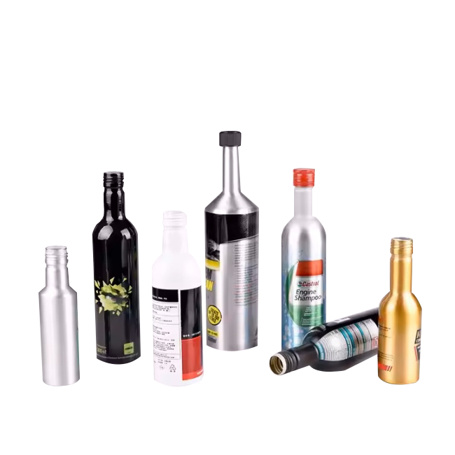 Aluminum Additive Bottle with Long Neck