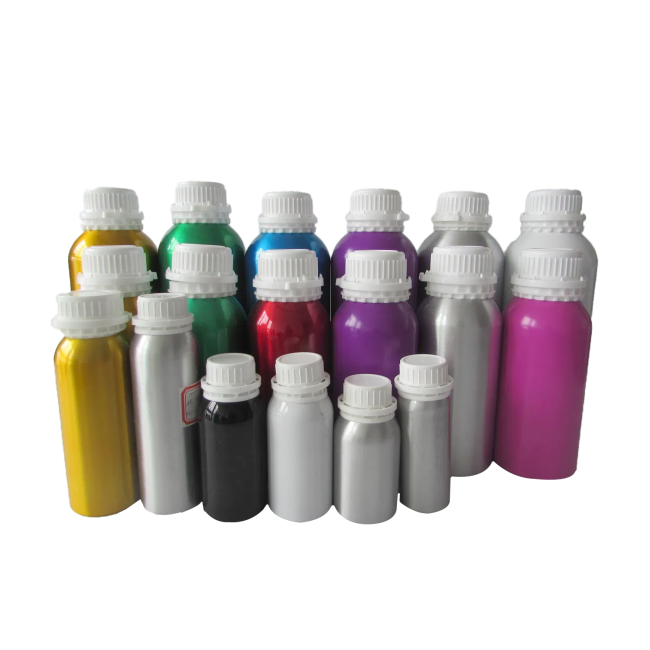 ALUMINUM PESTICIDE BOTTLE - SAMPLE CAP NO. 1