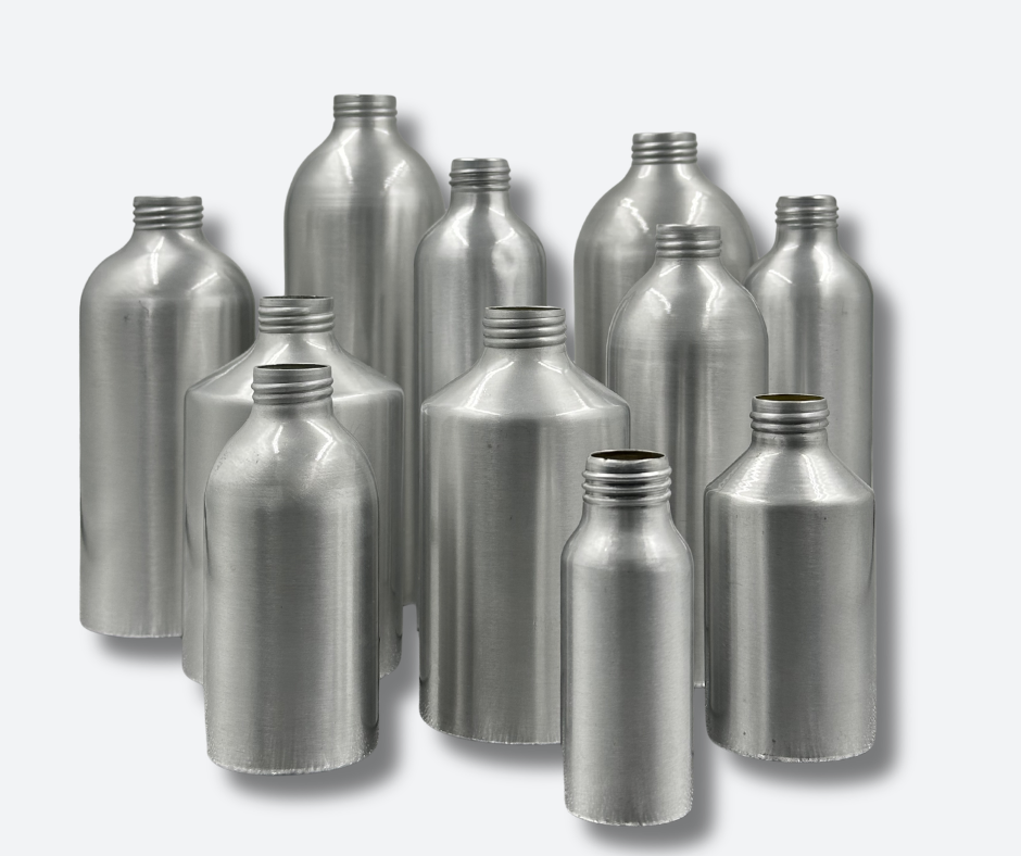 Chai nhôm mỹ phẩm - Aluminum cosmetic bottles | Green Packing