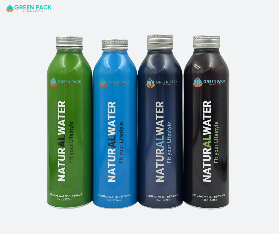 Chai nhôm thực phẩm - Aluminum beverage bottle | Green Packaging