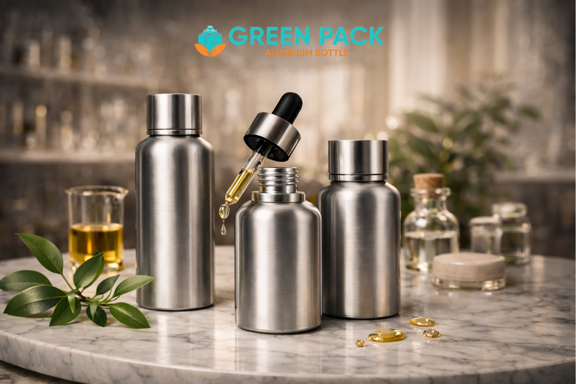 Chai nhôm mỹ phẩm - giải pháp bao bì cao cấp cho ngành mỹ phẩm - Green Packing