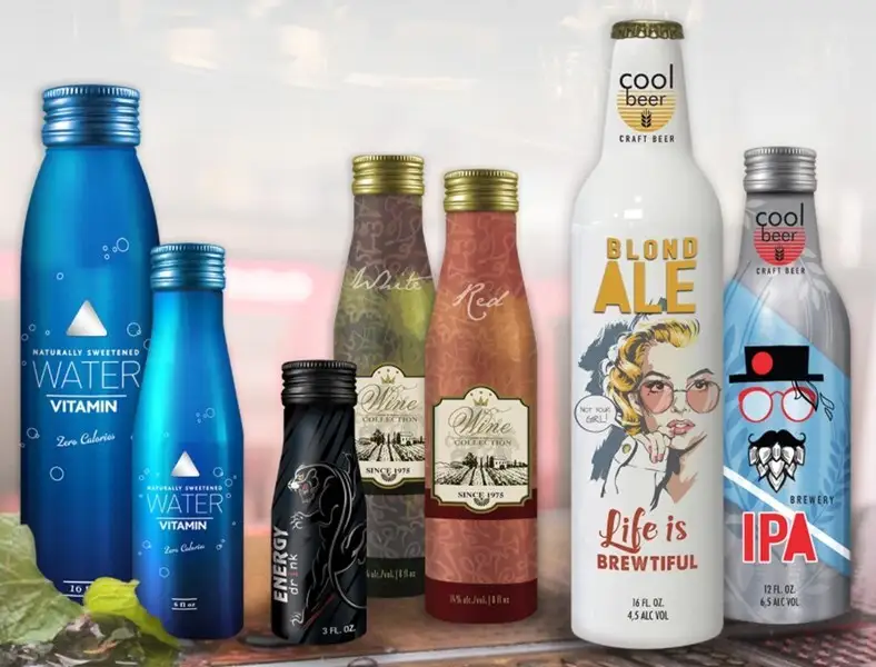 chai nhôm thực phẩm