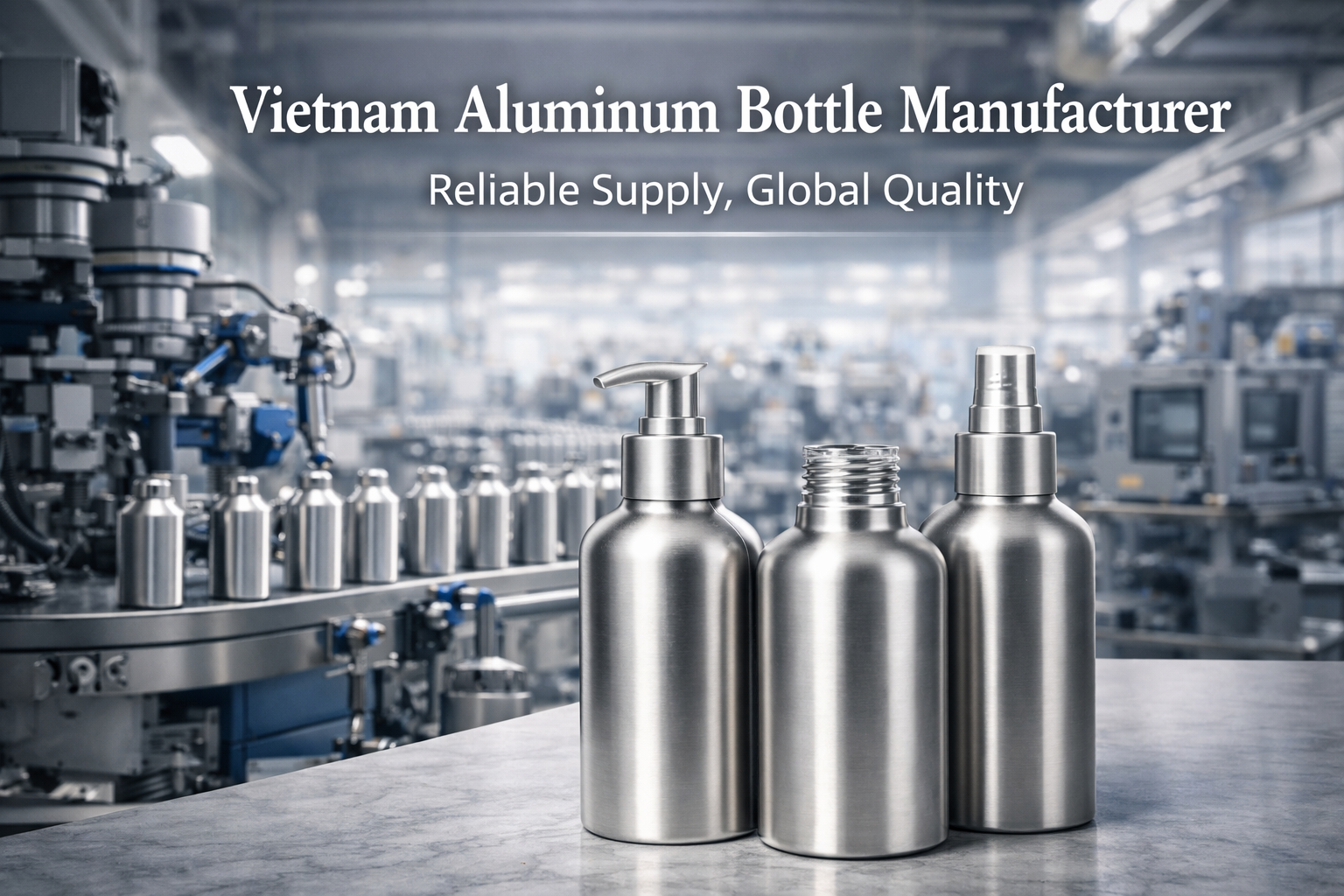 Nhà máy sản xuất chai nhôm hàng đầu Việt Nam - Vietnam Aluminum Bottle Manufacturer