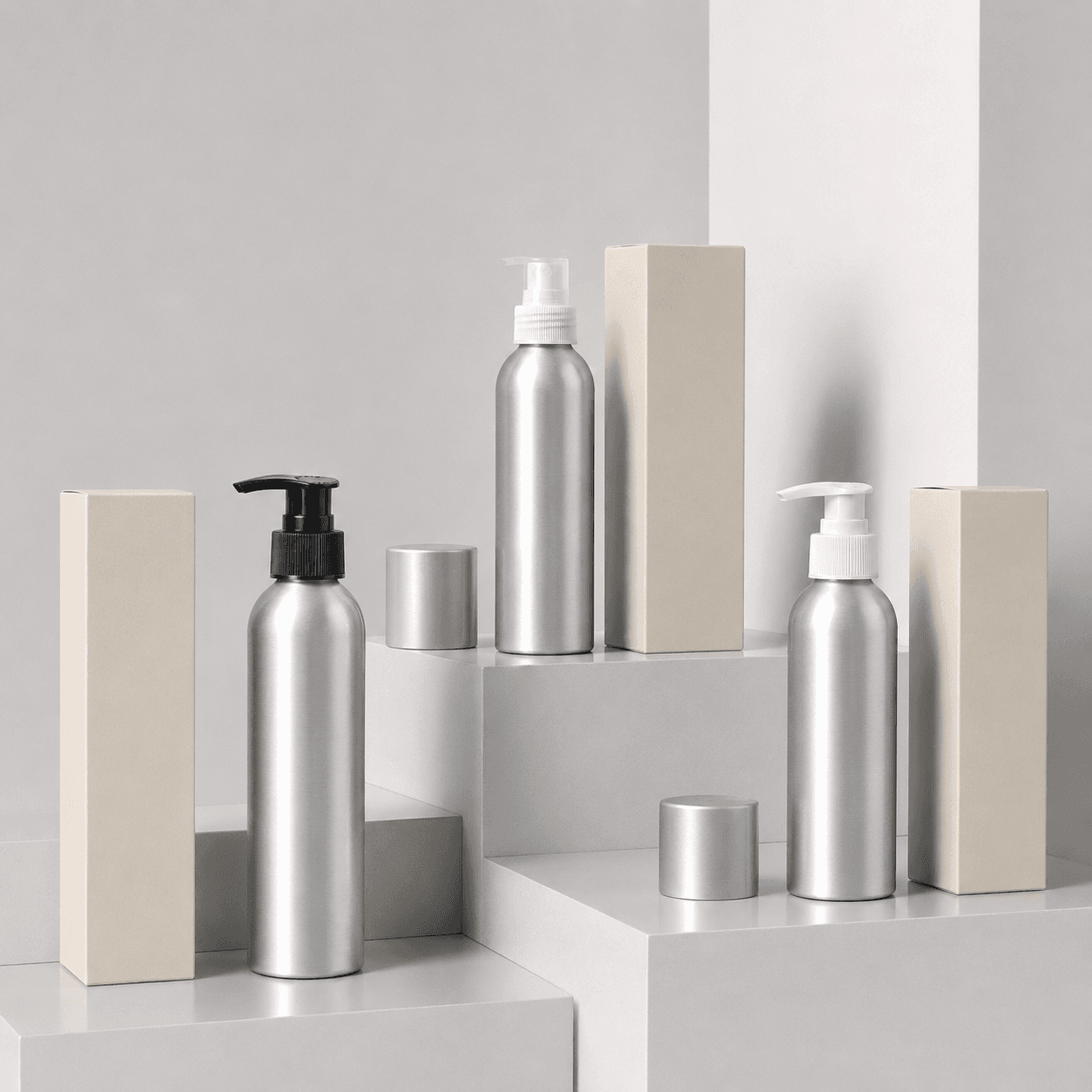 Chai nhôm mỹ phẩm cao cấp - Premium aluminum cosmetic bottles | Green Pack