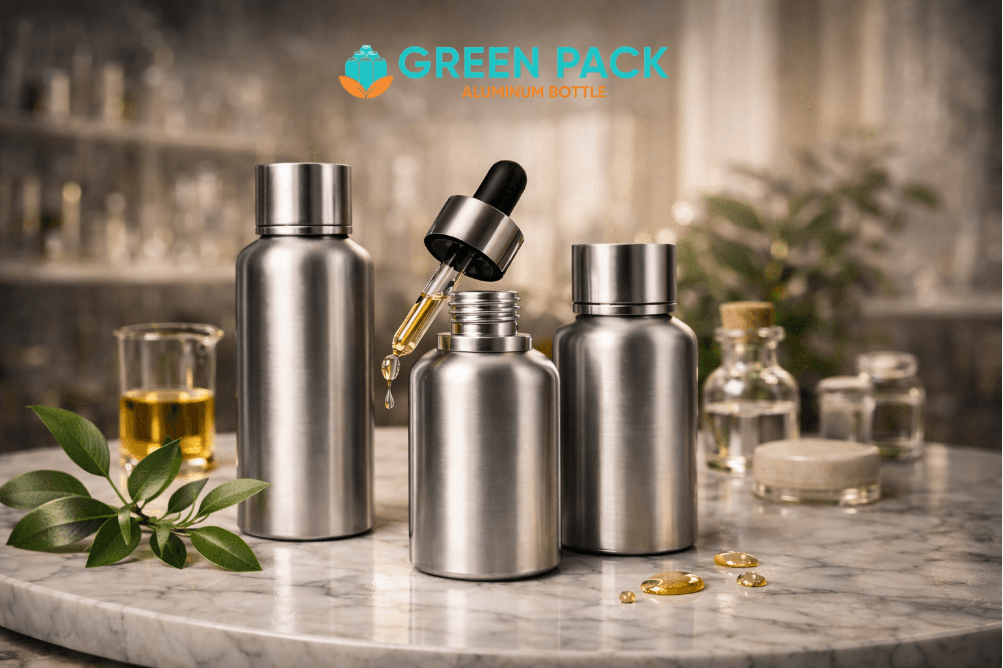 Chai nhôm mỹ phẩm - giải pháp bao bì cao cấp cho ngành mỹ phẩm - Green Packing